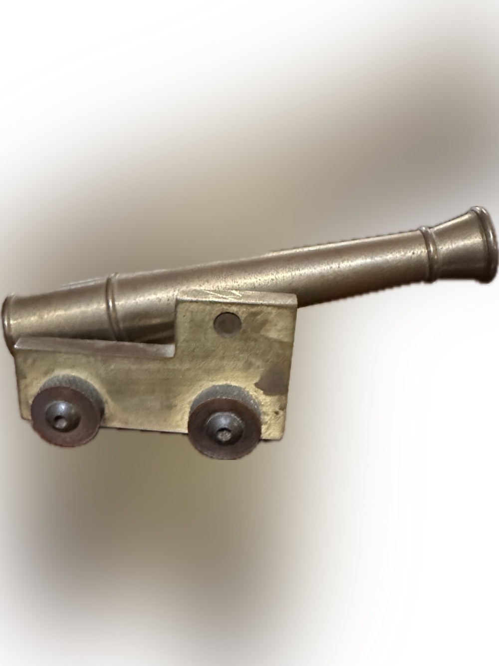 Heavy Brass Miniature Cannon 3”